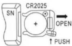 Be Cool BC118TU2602 - Inserting/replacing the batteries in the remote control - 1