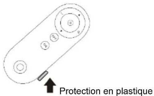 Be Cool BCAuraSilk102 - Préparation de la télécommande - insertion ou remplacement des piles - 1