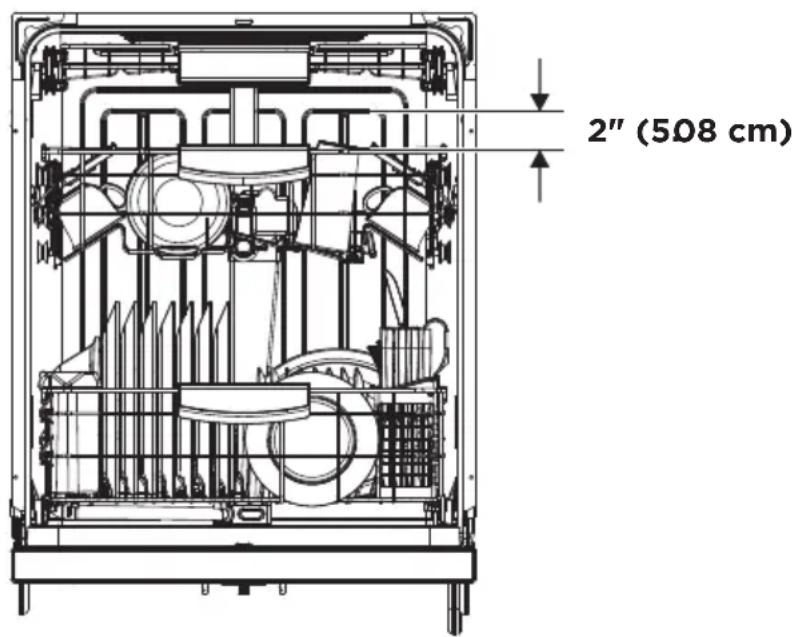 MIDEA MDT24P5AST - PANIER SUPÉRIEUR RÉGLABLE - 1