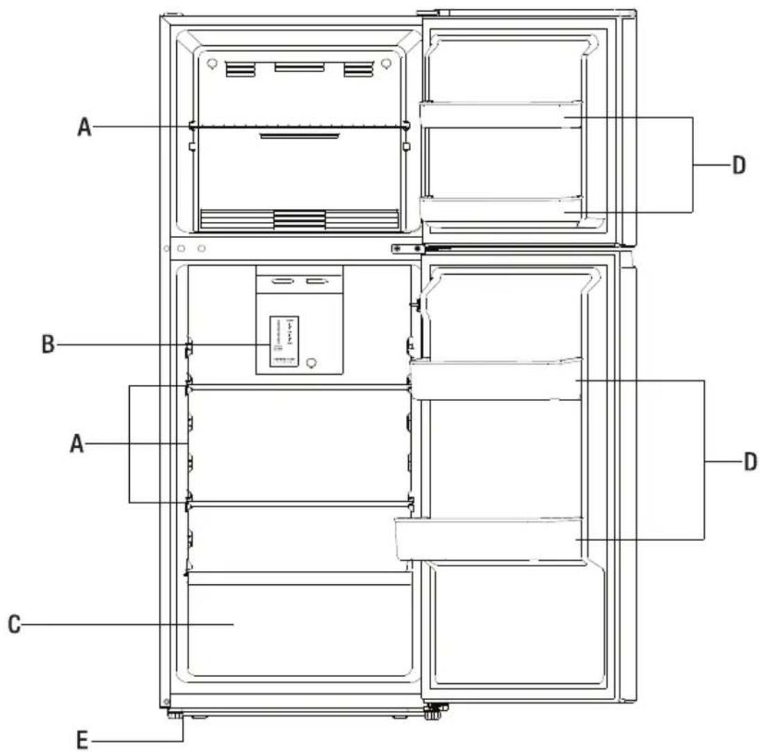 MIDEA MRT10D3BST - PIÈCES ET CARACTÉRISTIQUES - 1