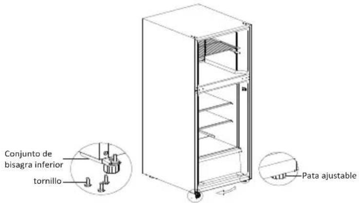 MIDEA MRT10D3BST - INVERTIR EL BATIENTE DE LA PUERTA - 14