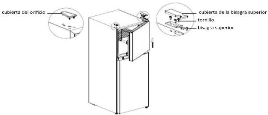 MIDEA MRT10D3BST - INVERTIR EL BATIENTE DE LA PUERTA - 12