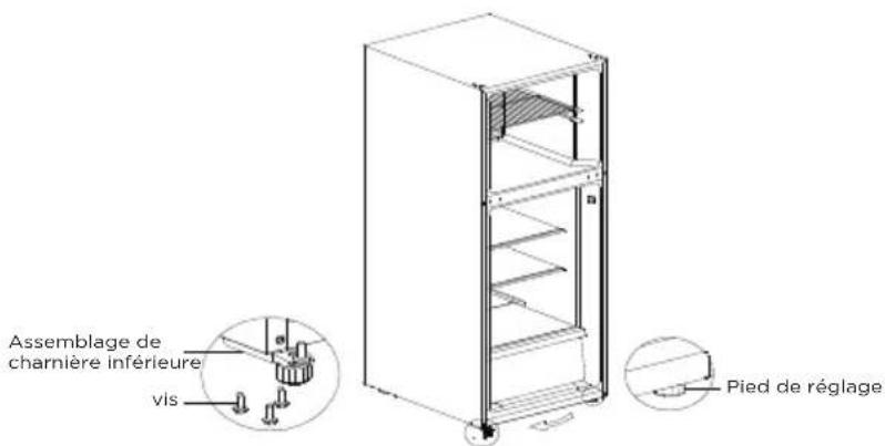 MIDEA MRT10D3BST - METTEZ LE RÉFRIGÉRATEUR DE NIVEAU - 15