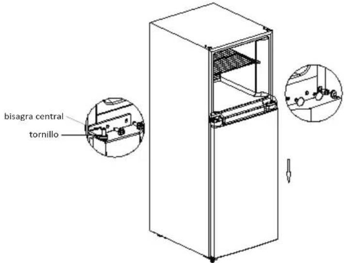 MIDEA MRT10D3BST - INVERTIR EL BATIENTE DE LA PUERTA - 17