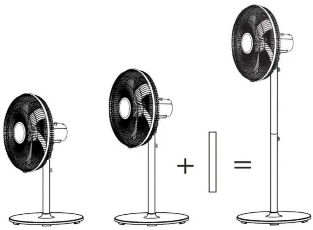BLUEPALM BP40STTI26V2 - Stand and table fan BP40STTI26V1 & BPSTTI26V2 - 1