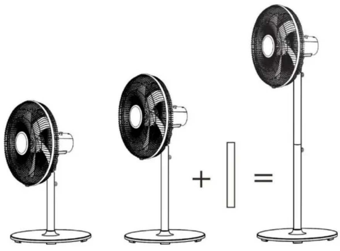 BLUEPALM BP40STTI26V2 - Ventilator de podea și de masă BP40STTI26V1 & BPSTTI26V2 - 1