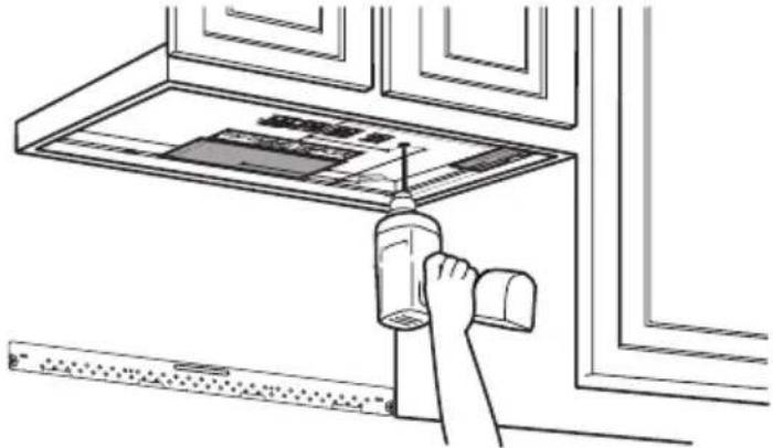 MIDEA MMO19S14ASTC - B4. UTILISER LE MODÈLE D'ARMOIRE SUPÉRIEURE POUR LA PRÉPARATION DE L'ARMOIRE SUPÉRIEURE - 1