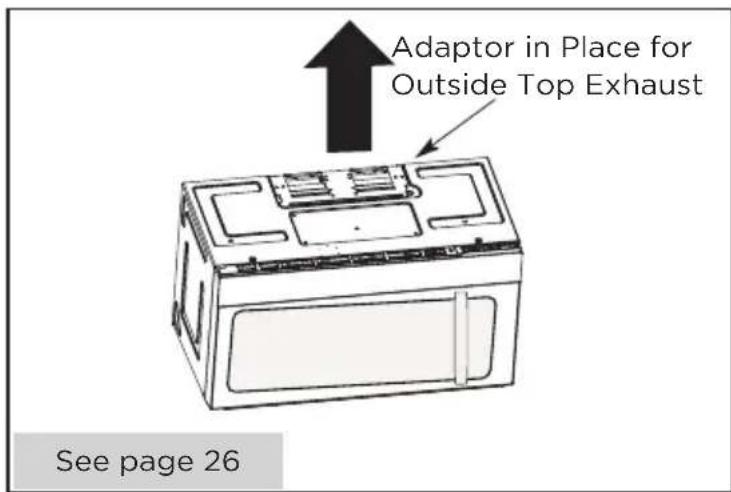 MIDEA MMO19S14ASTC - OUTSIDE TOP EXHAUST (VERTICAL DUCT) - 1