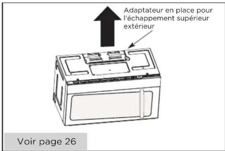 MIDEA MMO19S14ASTC - ÉCHAPPEMENT SUPÉRIEUR EXTÉRIEUR (CONDUIT VERTICAL) - 1