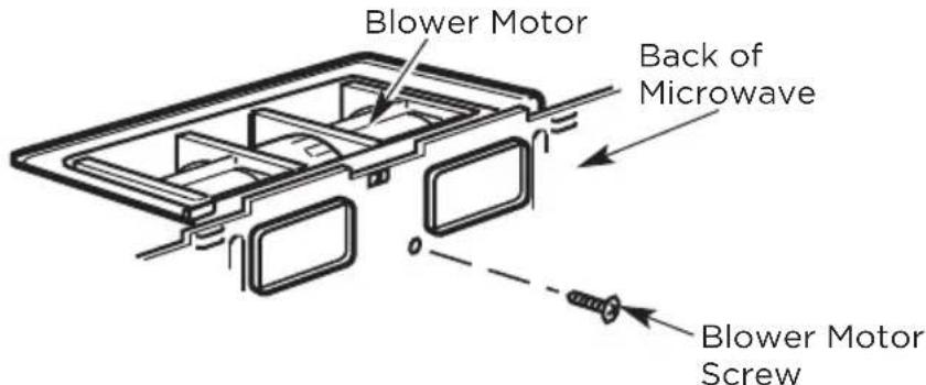 MIDEA MMO19S14ASTC - B5. ADAPTING MICROWAVE BLOWER FOR OUTSIDE BACK EXHAUST - 1