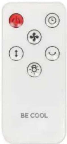 Be Cool BCOSZSTF2601 - Control panel and remote control - 2