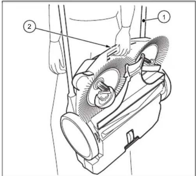 Starmix Haaga 677 Plus - Risk of injury due to the push bar tipping over! - 1