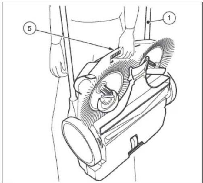 Starmix DuroSweep 77 Pro - Risque de blessure en cas de renversement de l'arceau rétractable - 1