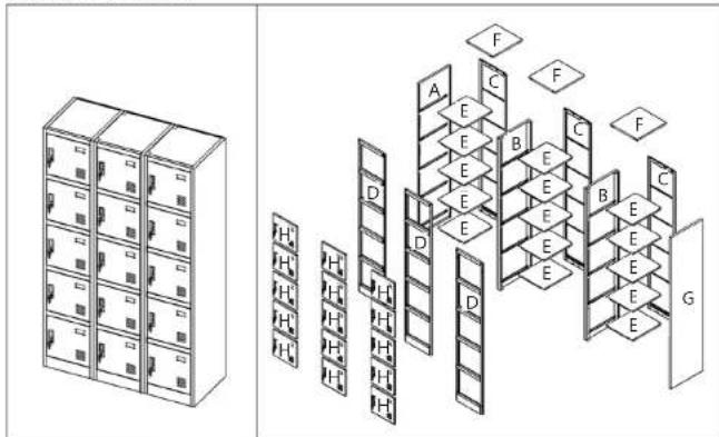 Fromm & Starck STAR_MCAB_47 - LOCKER - 1