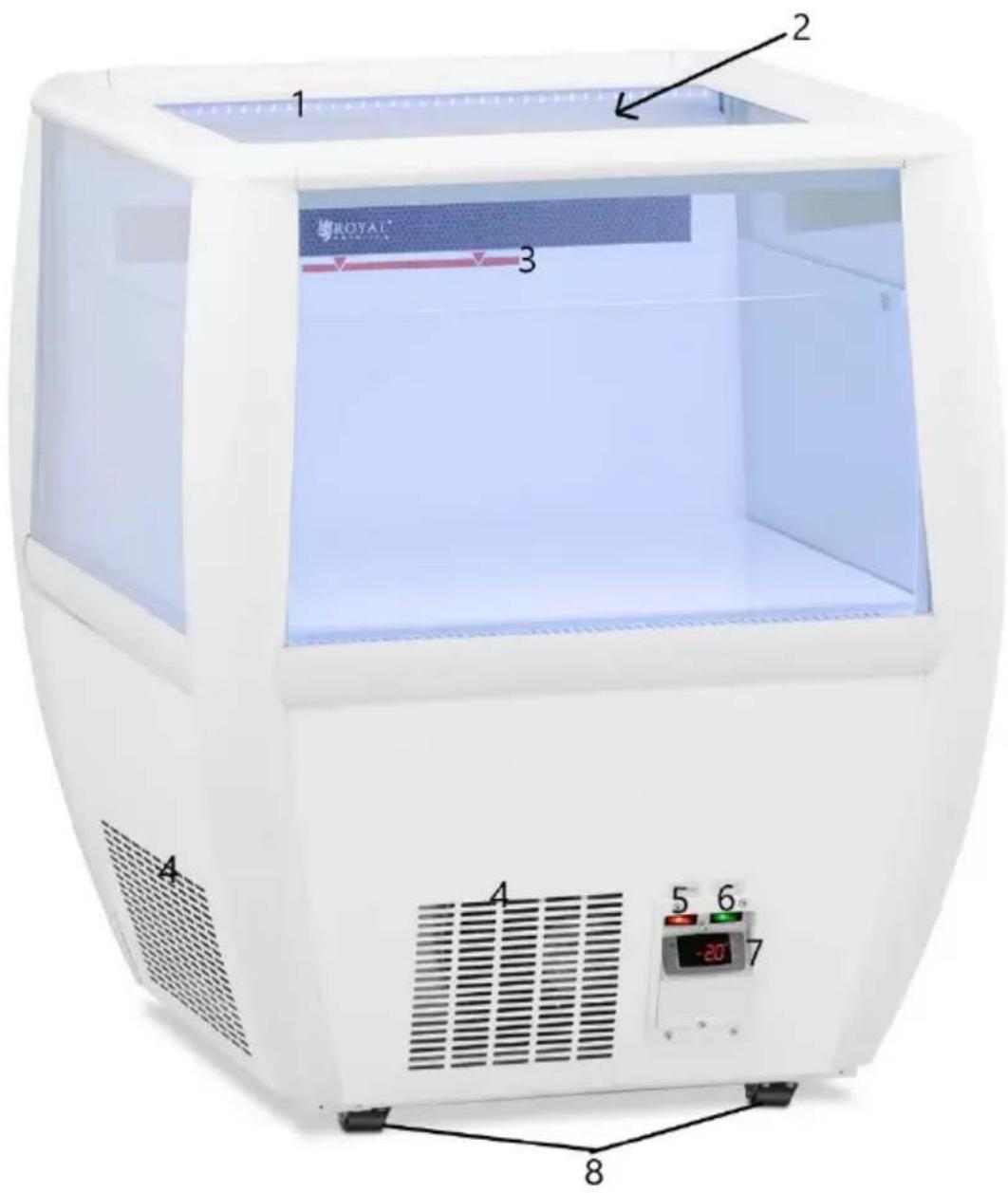 Royal Catering RCLK-W87 - Opis urządzenia - 1