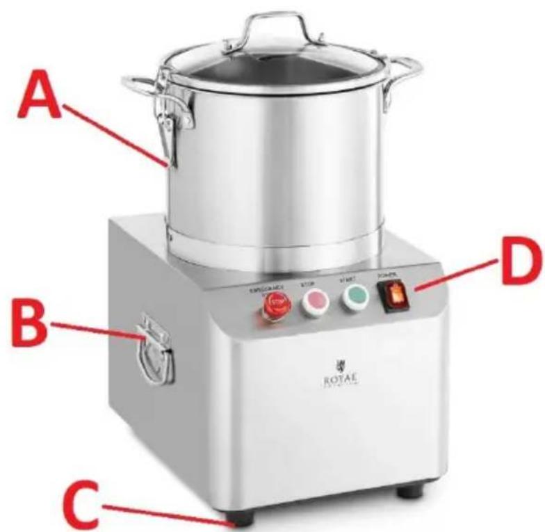 Royal Catering RCBC-8.1 - Beschreibung des Geräts - 1
