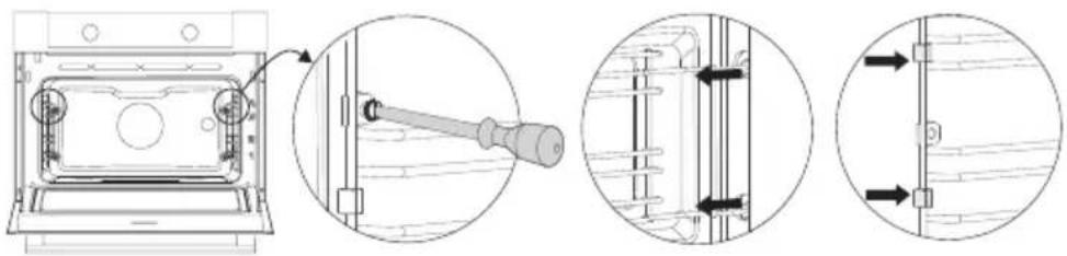 Atag CX4612C - Führungsschienen entfernen und reinigen - 2