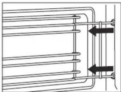 Atag OX6612D - Entfernen und Reinigen der Führungsschienen - 2
