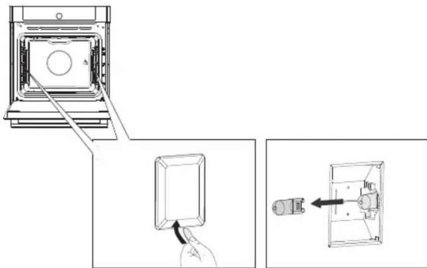 Atag OX6612D - Austausch der Backofenlampe - 3