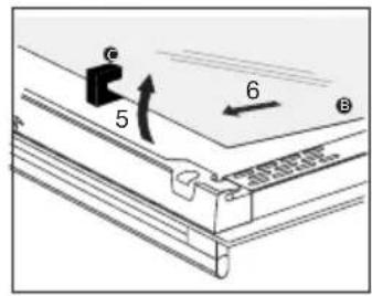 Atag OX6612D - Removal and installation of the oven door glass - 3