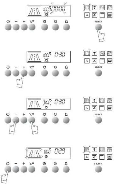 Atag MC3092CU - Attention : Dans tous les cas, ne pas faire fonctionner le four à vide dans ces deux modes. - 1