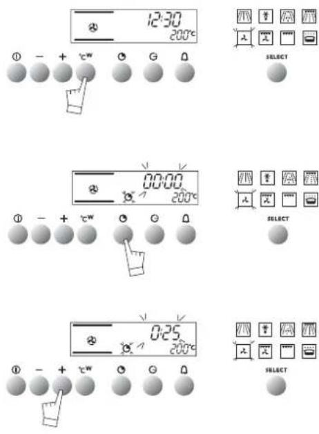 Atag MC3092CU - Durchführen eines programmierten Garvorgangs - 1