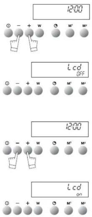 Atag MC3092CU - Einstellen des Sicherheitsmodus der Anzeige - 1