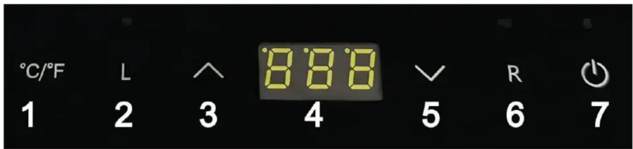 H.KOENIG LVX28 - DISPLAY VAN HET BEDIENINGSPANEE - 1