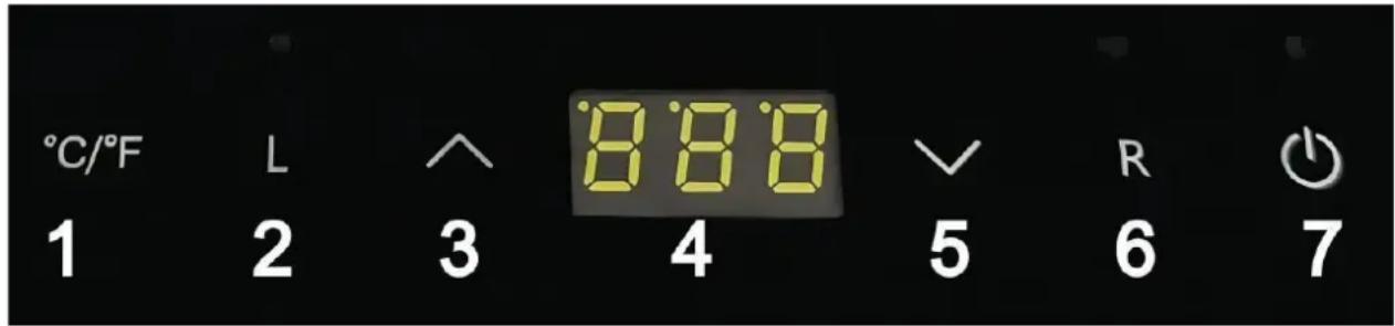 H.KOENIG LVX28 - PANTALLA DEL PANEL DE CONTROL - 1