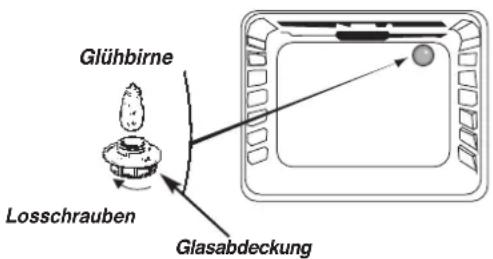 Atag OX3211C - Auswechseln einer Lampe - 1