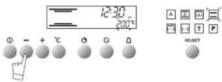 Atag OX3292C - customising the cooking temperature - 1