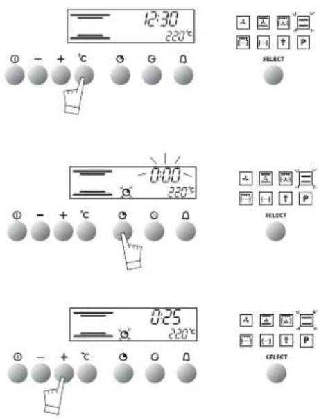 Atag OX3292C - faire une cuisson programmée - 1