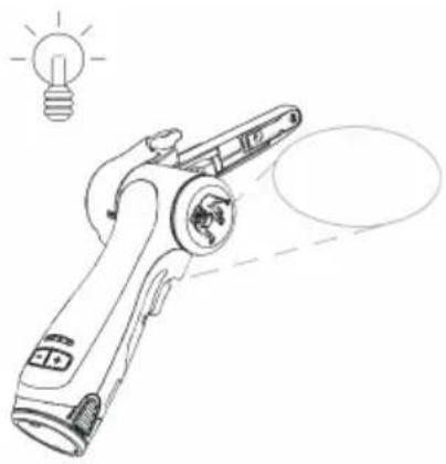 Mirka FBS-B 10 - Atenție: Nu priviți direct spre lumina de lucru! - 1