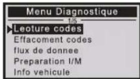 ANCEL AD210 - Lecture des Codes - 1