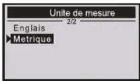 ANCEL AD210 - Unité of Mesure - 2