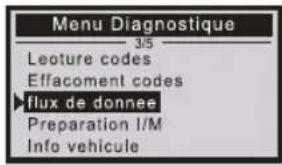 ANCEL AD210 - Flux de Données - 1