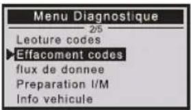 ANCEL AD210 - Effacement Codes - 1