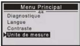 ANCEL AD210 - Unité of Mesure - 1