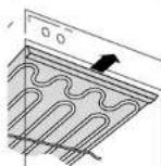 Atag OI6111ER - grill reflector plate - 1
