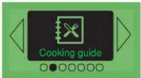 Atag ZX6011Q - b) The "Cooking guide" function - 1