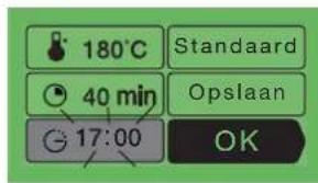 Atag ZX6011Q - - 5) Bakduur en einduur van de baktijd. - 2
