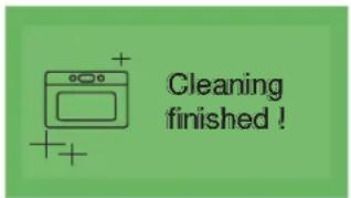 Atag ZX6011Q - c) the end of the pyrolysis cleaning cycle - 2