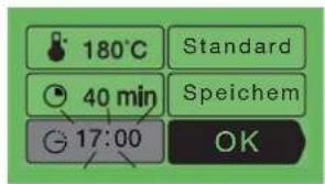 Atag ZX6011Q - - 5) The cooking time and the cooking end time. - 2