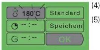 Atag ZX6011Q - 3) Die Temperatur. - 1