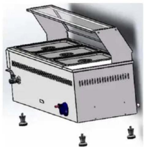 Royal Catering RC-BMG6037 - MONTAJE DE LA MÁQUINA - 1