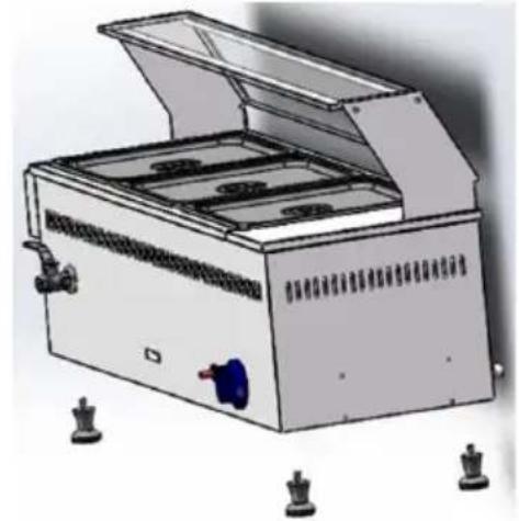 Royal Catering RC-BMG6037 - MONTAGGIO DEL DISPOSITIVO - 1
