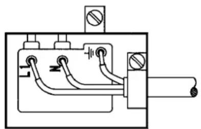 Atag WD1592B - Ehe Sie das Gerät anschließen, vergewissern Sie sich, dass die Drähte Ihrer Elektroanlage ausreichend bemessen sind, um das Gerät normal zu versorgen. Die Sicherung Ihrer Anlage muss 10 Ampere leisten. - 1