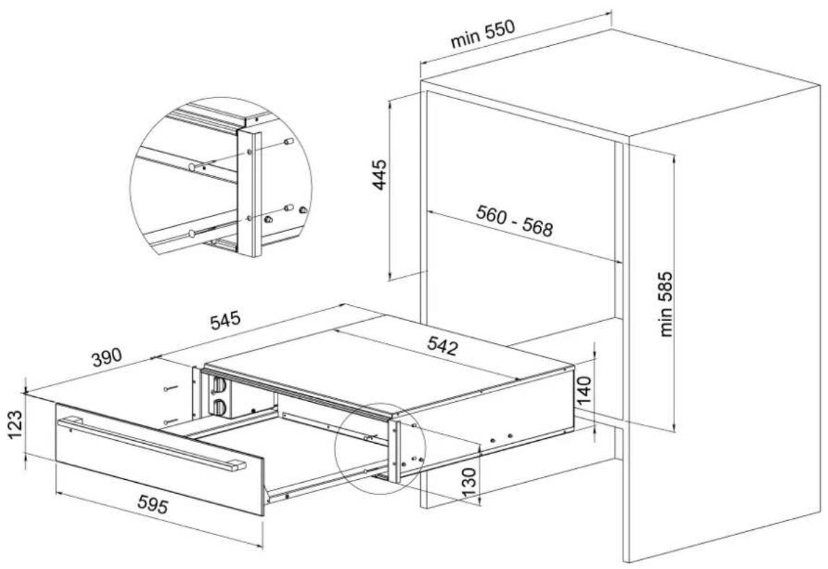 Atag WD1592B - Installatie - 2