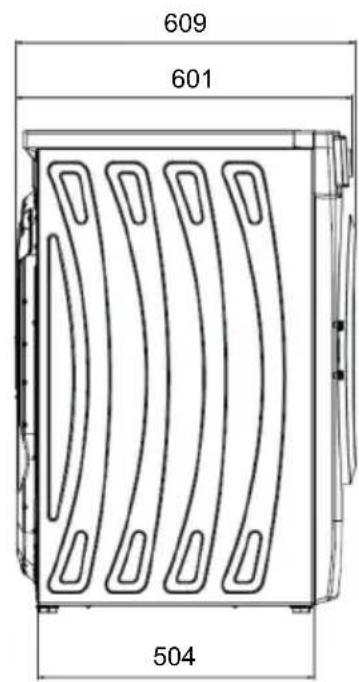 Pando PWS-8161 - PRODUCT MEASUREMENTS - 2