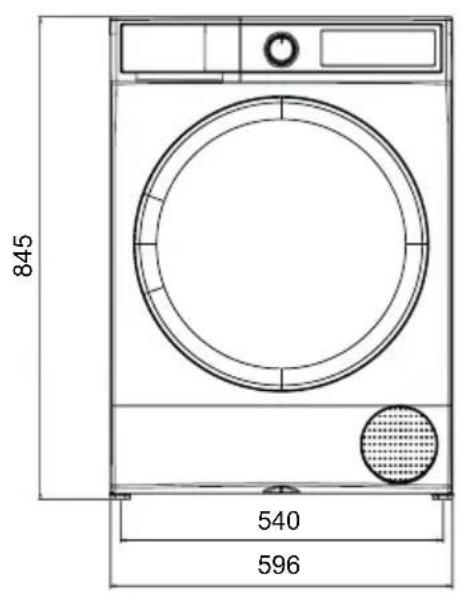 Pando PWS-8161 - MEDIDAS DO PRODUTO - 1